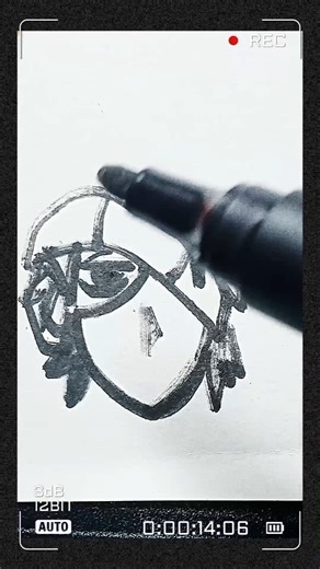 Let's draw Kakashi in 40Sec jutsu (#shorts )