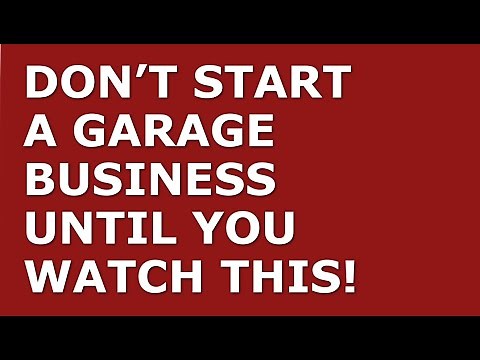 How to Start a Garage Business | Free Garage Business Plan Template Included