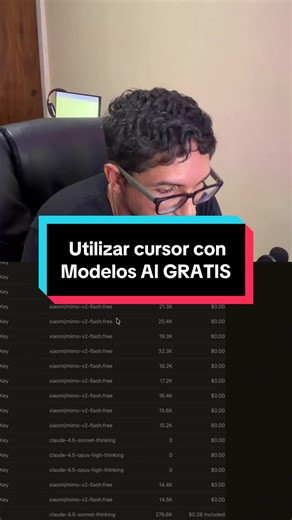 Utiliza Cursor con Modelos de IA Gratis