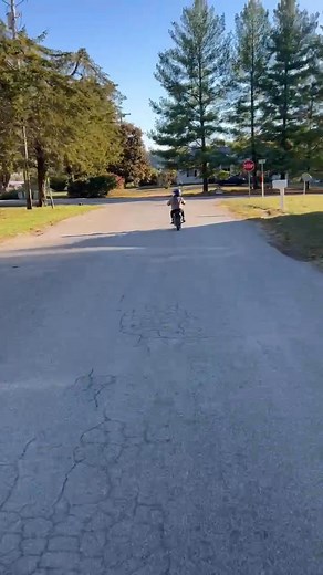 Roman getting some practice in for his motorcycle permit Of course it’s gonna be a couple years being he is only 4. | Dicky James