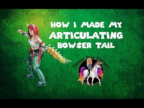How I made my hyper-motion / articulated Bowser Cosplay Tail!