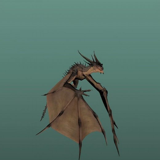 Dragon Flying Animation #Shorts