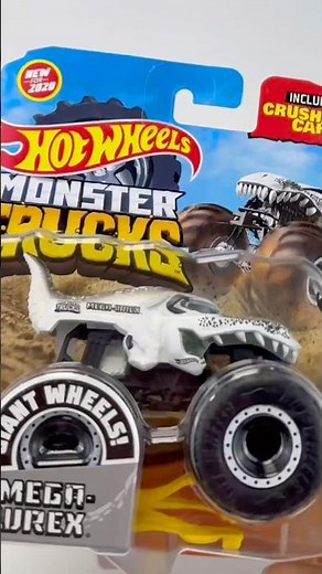 🤯 Hot Wheels Monster Trucks Unboxing Mega Wrex asmr #diecastmonster