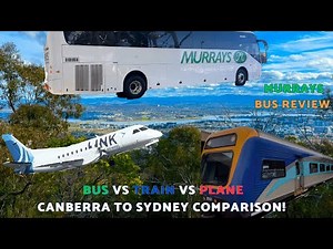 Best way to travel between Canberra and Sydney? Murrays Coach Review + BUS v TRAIN v PLANE Compared!