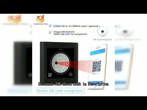 Wiegand 13.56Mhz Embedded QR Scanner RFID IC Card Reader RS232 RS485 UART Interface Access Control D