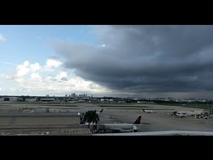 Thunderstorm Plane Spotting at Fort Lauderdale International Airport
