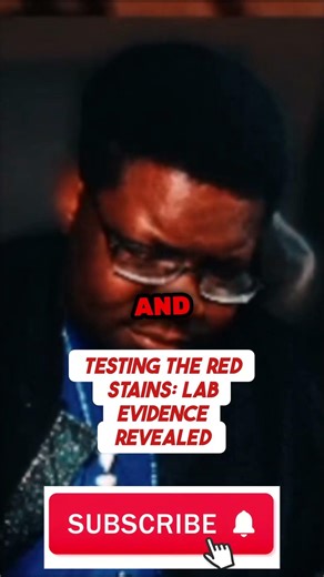 Red Stains on Evidence: The Lab Test Results are IN!