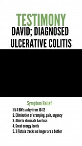 David has struggled with Ulcerative Colitis from a young age, and at...