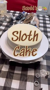 18K views · 1.7K reactions | Sloth cake. Enjoy. Scott’s | Scott’s Cake Art | Facebook