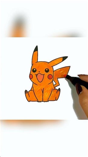 How to Draw Pokémon 🎨⚡ | Easy Coloring for Kids