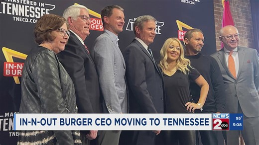 In-N-Out Burger CEO moving to Tennessee