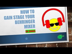 Quick Behringer X2442 USB Tutorial: Vocal Gain Staging Part 3/5