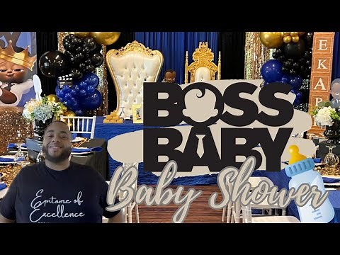 Boss Baby Themed Baby Shower | Decorate With Me | EOE Designs