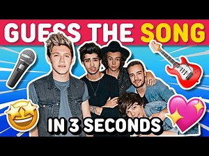 GUESS THE ONE DIRECTION SONG IN 3 SECONDS 🎸 | Song Quiz