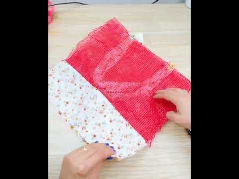 Incredible transformation with an onion sack, great idea