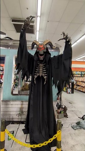 6 Ft 10 In Fire Demon Animatronic - Spirit Halloween 2025