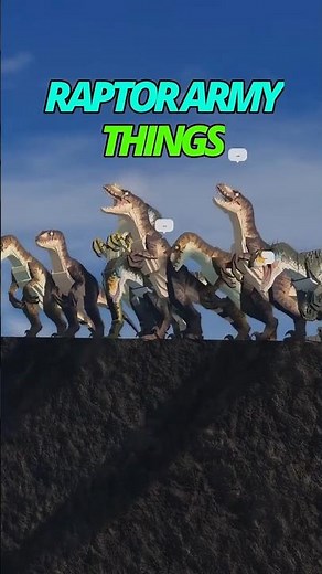 RAPTOR ARMY in Jurassic Blocky! #jurassicblocky #roblox #raptor #trynottolaugh