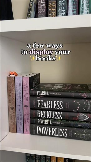 ways to display your books