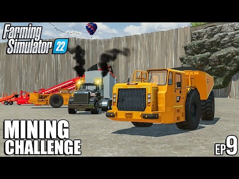 COAL Mining + Heavy EXPORT to GOLD CREST VALLEY | Mining Challenge | Farming Simulator 22 | #9