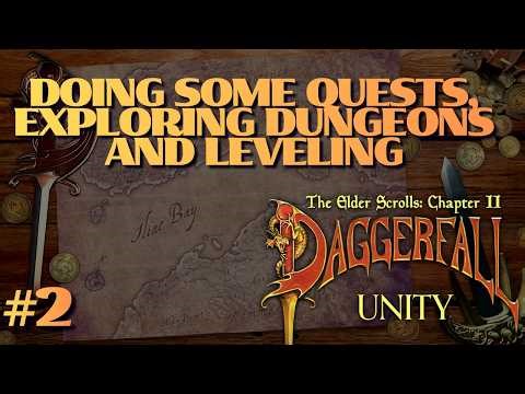 Daggerfall Unity – Taking on Quests, Exploring Dungeons and Leveling Up