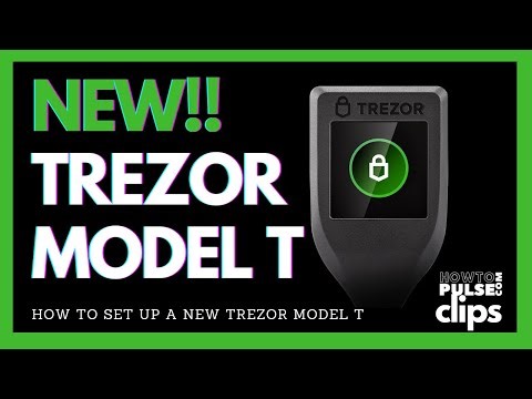 How to set up a New Trezor Model T, Plus Passphrase