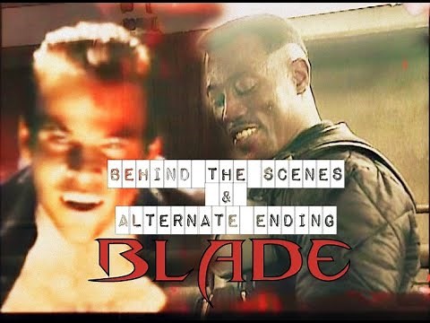 Blade 1998 BTS & Deacon Frost Alternate Ending || Stephen Dorff, Wesley Snipes