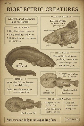 Bioelectric Creatures: Animals That Generate and Sense Electricity in Astonishing Ways ⚡🐟
