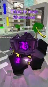 Titan Tv Man Full Showcase#jjs#roblox#titantvman#skibiditoilet#custommade