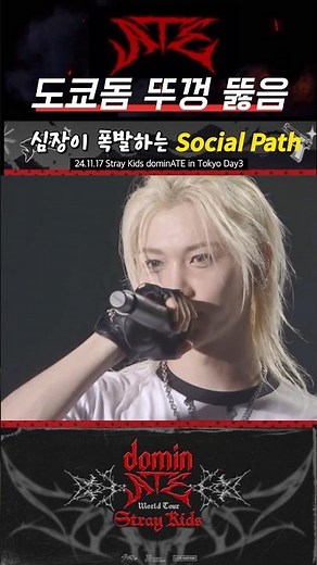 도쿄돔 뚜껑 뚫은 스키즈 “Social Path”