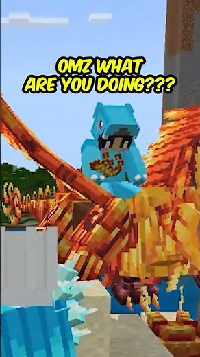 I FOUGHT OMZ IN MINECRAFT! #omz #minecraft #nyeongsplaytime #omzcrew #yougotthekeys #shorts #crystal