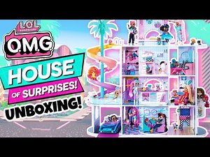 LOL Surprise House Of Surprises 2021 UNBOXING! OMG House Of Surprises