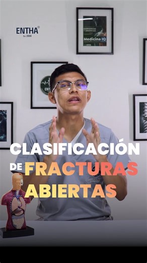 ENTHA LTDA on Instagram: "🦴 ¿Fracturas abiertas? 🤕 ¡Aprende a clasificarlas con este reel! 🚑 Clasificación de Gustilo y Anderson explicada. #FracturasAbiertas #Traumatología #Medicina #Cirugía #ClasificaciónDeFracturas"
