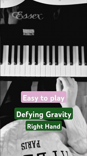 Learn Defying Gravity on Piano (Easy) Wicked #wickedmusical #pianotutorial #learnpiano #pianolessons