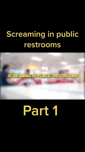 Screaming in public restroom prank 😂 #publicprank #funny #part1