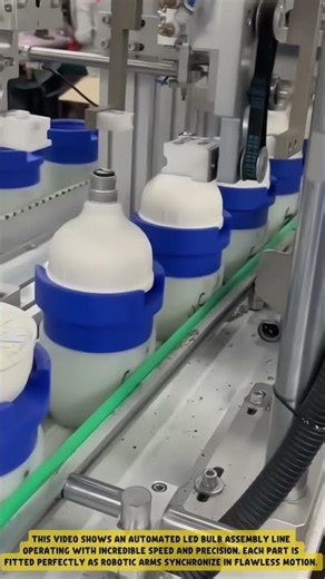 Lightning Fast! ⚙️💡 Automated Light Bulb Assembly Machine on the Production Line #machineinnovation