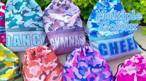 Drawstring Backpack Waterproof Gym Drawstring Bags Sports String Bag Camo Sackpack-Carol Dance Drawstring Bag