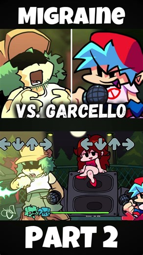 FNF - VS. GARCELLO [PART 2|Migraine] [PACKWATCHED] (FNF MOD) #shorts