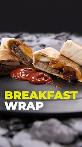11K views · 140 reactions | BITE TIME: Breakfast wrap done in the Classic Sandwich Toaster Granite Edition  What you'll need:  Sausage 肋 Bacon 讀 Egg  Tortilla Wrap 燎 Cheese #RidgeMonkey #Fishing #Fish #Outdoors | RidgeMonkey | Facebook