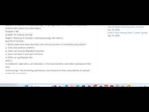 Test Bank For McCance & Huether1