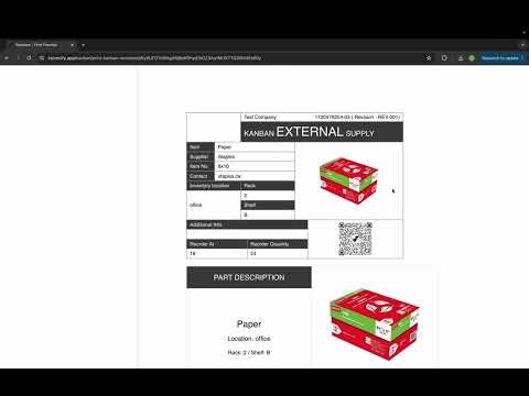How to never run out of anything again - how to create the World's best kanban card!