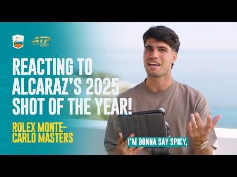 "Some Hot Sauce"🌶️ Carlos Alcaraz & His Fellow Players Reflect On His 2025 ATP Shot Of The Year