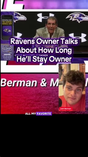 Steve is the best owner in the league so he better sell it to the right guy. #thenextnetwork #joshberman #baltimoreravens #stevebisciotti #football
