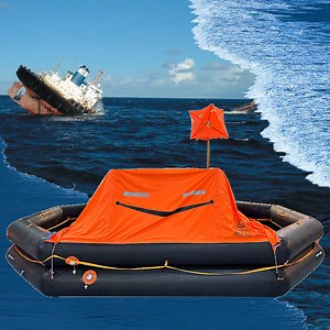 [Hot Item] Bote salvavidas inflable de emergencia para lanzar al mar 20 personas