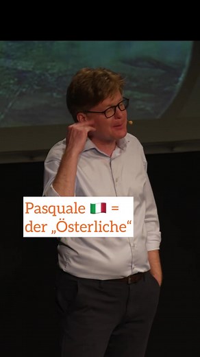 Der Name Pasquale 🇮🇹 (deutsch = Pascal) bedeutet “der Österliche” oder “der an Ostern Geborene” (von lateinisch “pascha” = Osterfest bzw. hebräisch “pésakh/פֶּסַח” = Pessach). #instalehrerzimmer #korrekturensohn #HerrSchröder #italienisch #osterfest | Herr Schröder