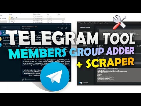 How to scrape Telegram members and ADD them to your group | Telegram Scraper & Adder TOOL [2022]