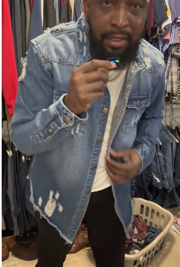 Distressed Denim Shirt: Stylish Fall Fashion Choice