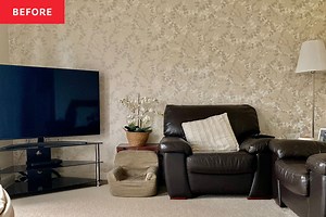 An IKEA Hack Saved this DIYer Thousands on Their Living Room Makeover