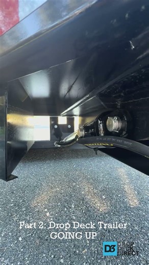 Drop Deck Direct - How does the drop deck trailer go up? #dropdecktrailer #howtouse #howitworks