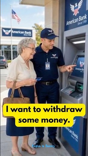 English Speaking Practice at the Bank #Englishconversation #Shorts