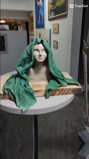 Escultura de Busto de Argila! Mulher de Argila! #escultura #busto #argila #arte